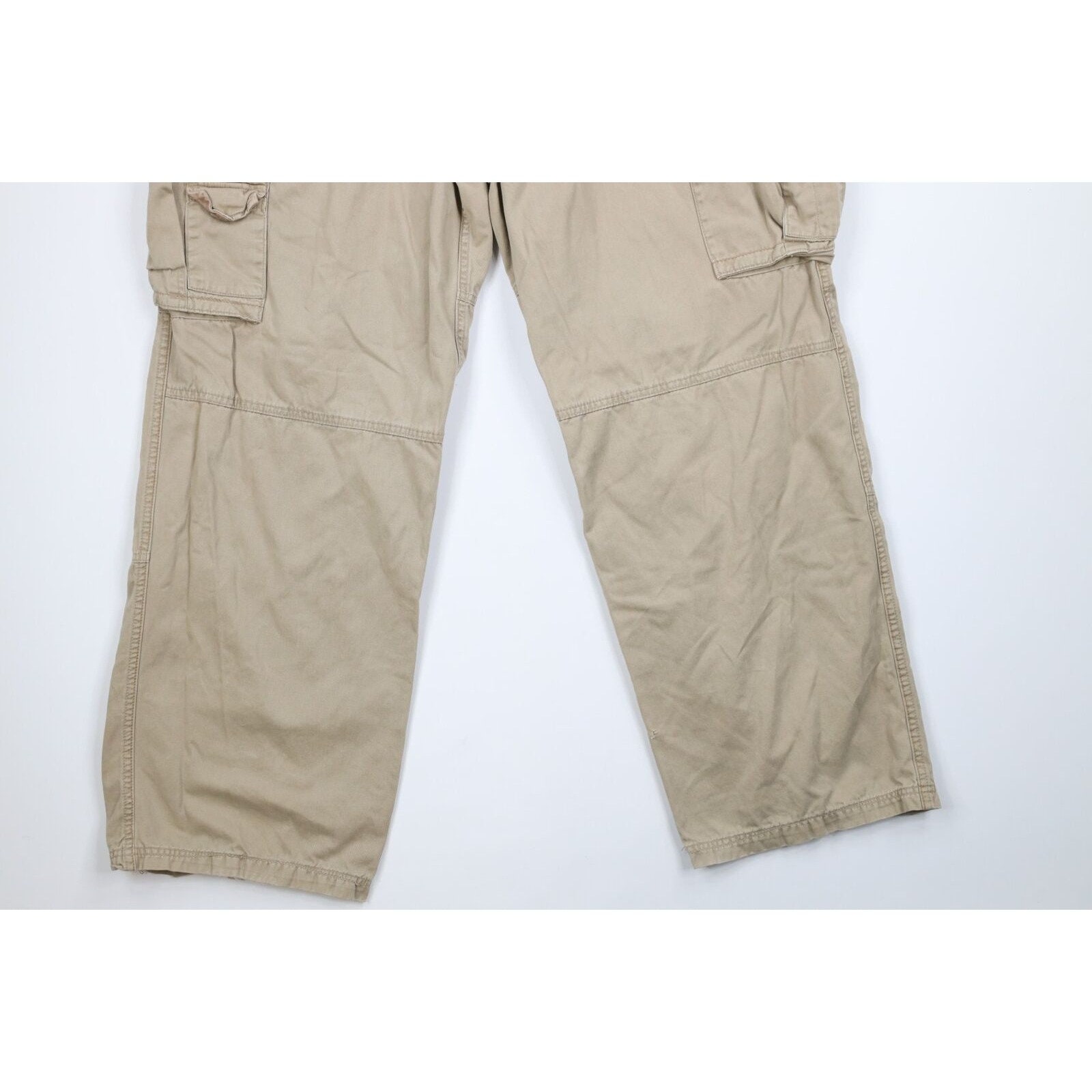90s Streetwear Mens 36x32 Distressed Baggy Wide Leg Cargo