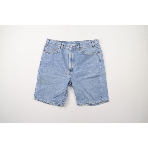 90s Levis 505 Mens 38 Distressed Relaxed Fit Deni… - image 1