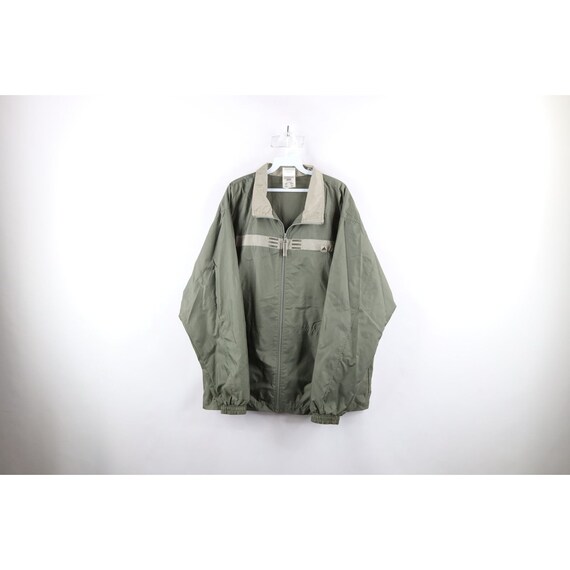 90s Adidas Mens Large Distressed Spell Out Full Zip Windbreaker Jacket Green Vintage Adidas Windbreaker Jacket Mens Vintage Jacket Adidas Etsy UK