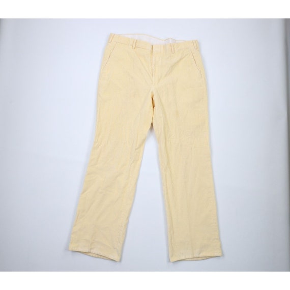 70s Streetwear Mens 38x31 Faded Corduroy Wide Leg… - image 1