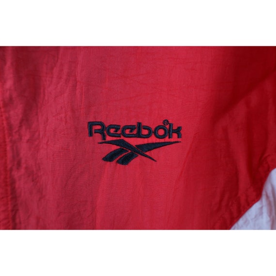 90s Reebok Womens Small Spell Out Baggy Oversized… - image 4