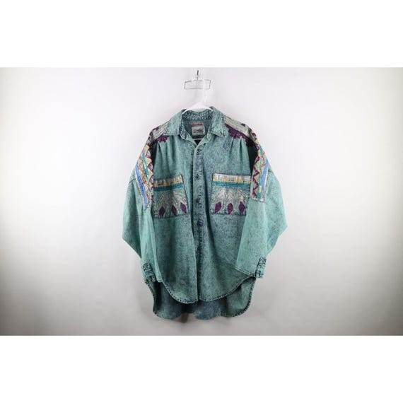 Vintage denim shirt acid - Gem