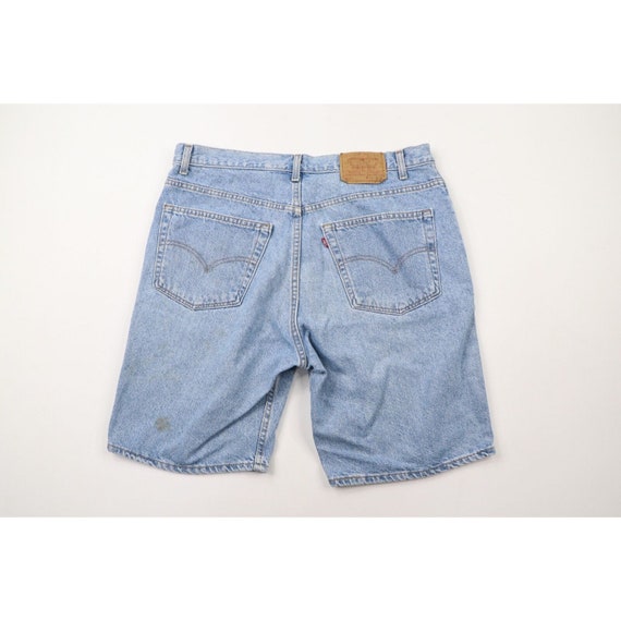 90s Levis 505 Mens 38 Distressed Relaxed Fit Deni… - image 7