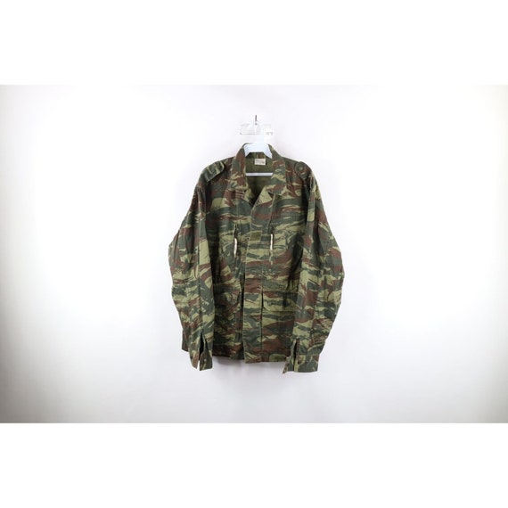 90s Mens Large Faded European Military Camouflage… - image 1