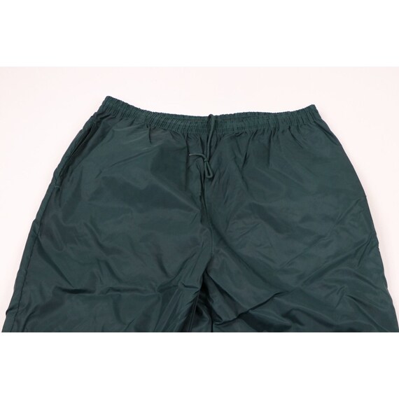 90s Streetwear Mens XL Blank Waterproof Nylon Jog… - image 2