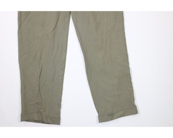 RE ARRIVAL/再入荷 Mens Streetwear 40s 36x30 Pants Cuffed Rayon Gabardine パンツ