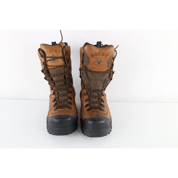 Vintage Y2K 2001 Rocky Mens 9 M Distressed 1000 Gram Insulated Winter Boots Brown Vintage Rocky Mountain Snow Boots Vintage Winter Boots Etsy