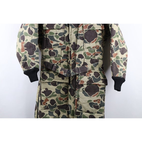80s Walls Mens S Faded Frogskin Camouflage Belted… - image 2