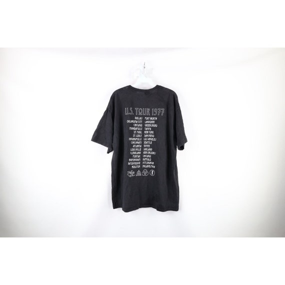 Vintage Y2K 2003 Mens XL Faded Spell Out 1977 Led… - image 7