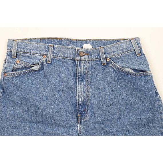 90s Levis 550 Orange Tab Mens 36 Distressed Denim… - image 2