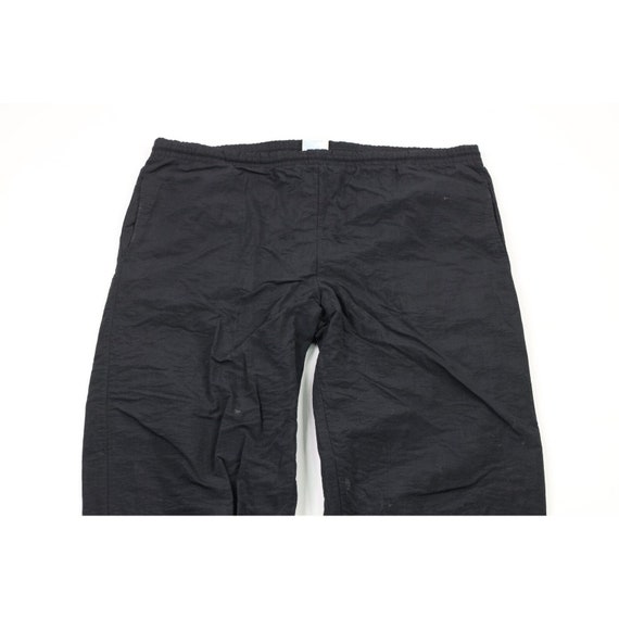 90s Streetwear Mens Size Medium Blank Lined Nylon… - image 2