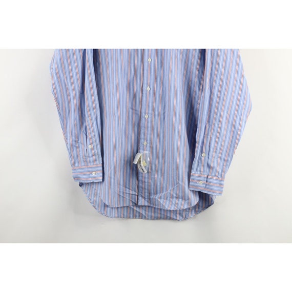 NOS Vintage 90s Ralph Lauren Mens Medium Striped … - image 3