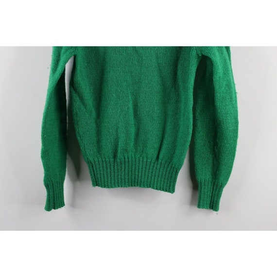 90s Streetwear Womens Small Blank Shetland Wool K… - image 8