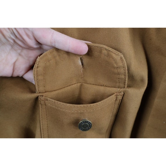 90s Streetwear Mens 4XLT Distressed Blanket Lined… - image 7