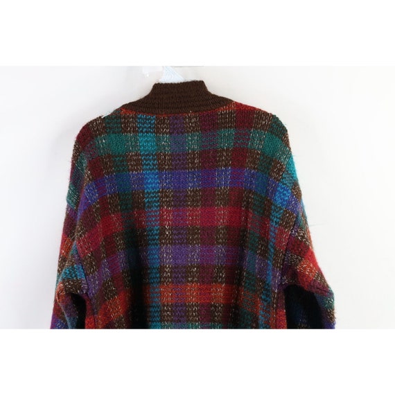 70s Streetwear Womens Medium Rainbow Chunky Knit … - image 7