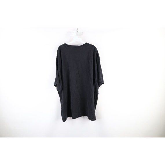 90s Streetwear Mens 4XL Faded Blank Short Sleeve … - image 5