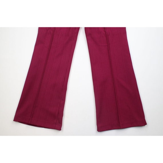60s 70s Streetwear Womens 16 Ribbed Knit Wide Leg… - image 4