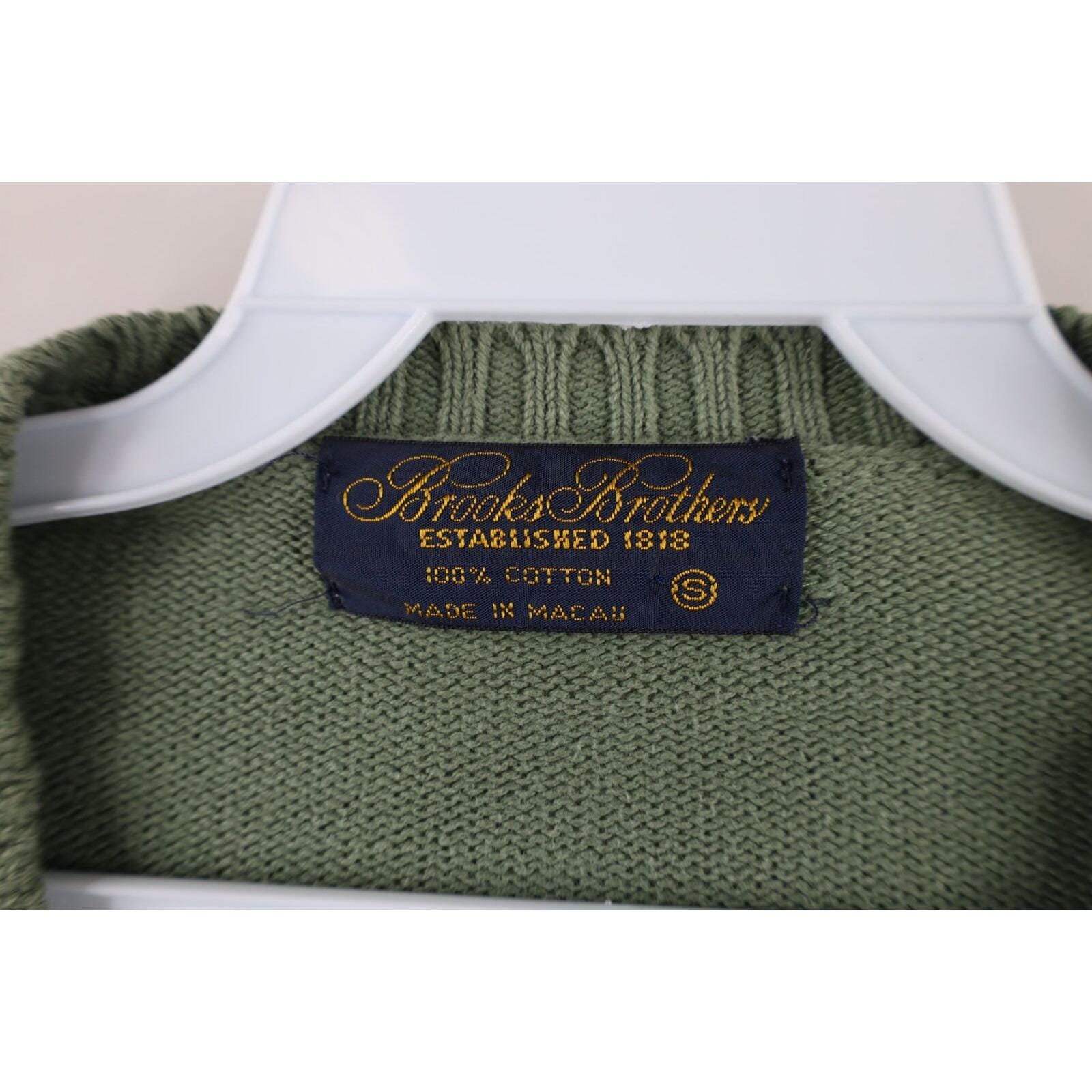 トップス 90s brooks brothers cotton knit Brooks Brothers Vintage-Inspired Tennis V-Neck Sweater in