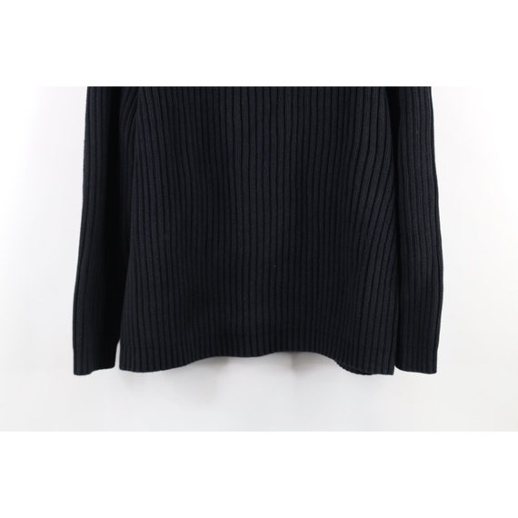 VSVintageLLC 90s Lands End Womens Large Faded Cable Knit Ribbed Fisherman Sweater Black, Vintage Cable Knit Fisherman Sweater, Ribbed Fisherman Sweater VSVintageLLC 90s Lands End Womens Large Faded Cable Knit Ribbed Fisherman Sweater Black, Vintage Cable Knit Fisherman Sweater, Ribbed Fisherman Sweater