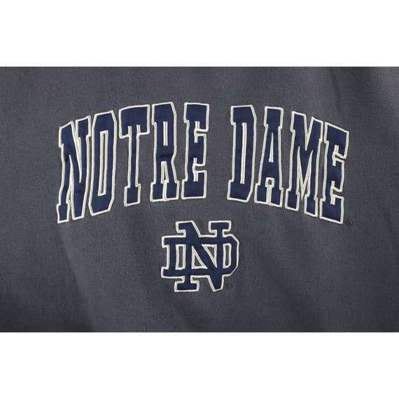 90s Mens Large Faded Spell Out Notre Dame Univers… - image 4
