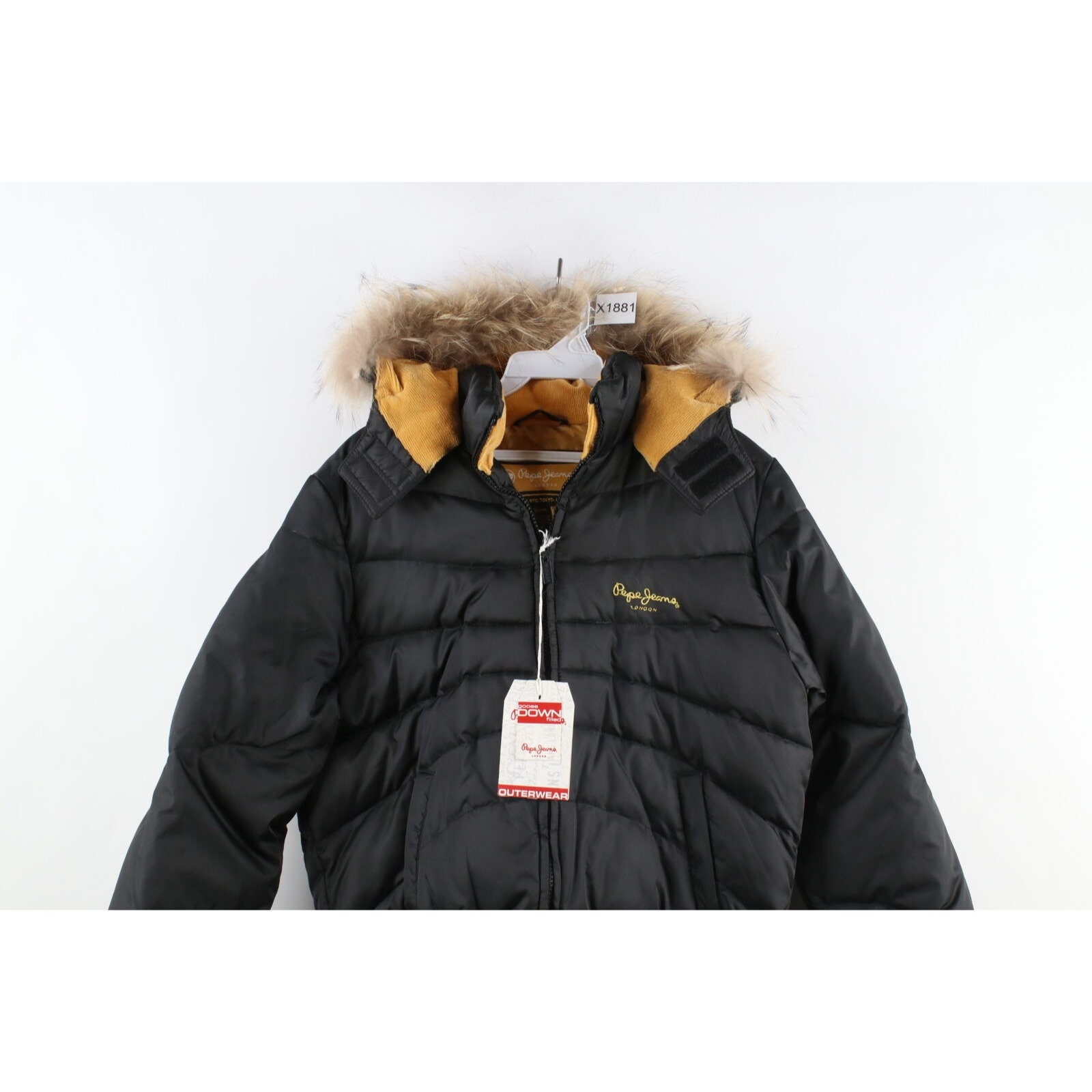 Deadstock Vintage 90s Pepe Jeans Womens Medium Coyote Fur Deadstock Vintage 90s Pepe Jeans Womens Medium Coyote Fur
