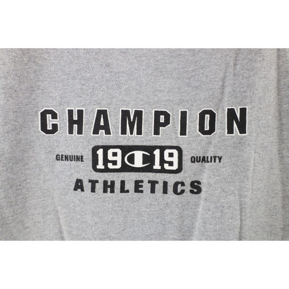 90s Champion Mens Size XL Spell Out Long Sleeve T… - image 5