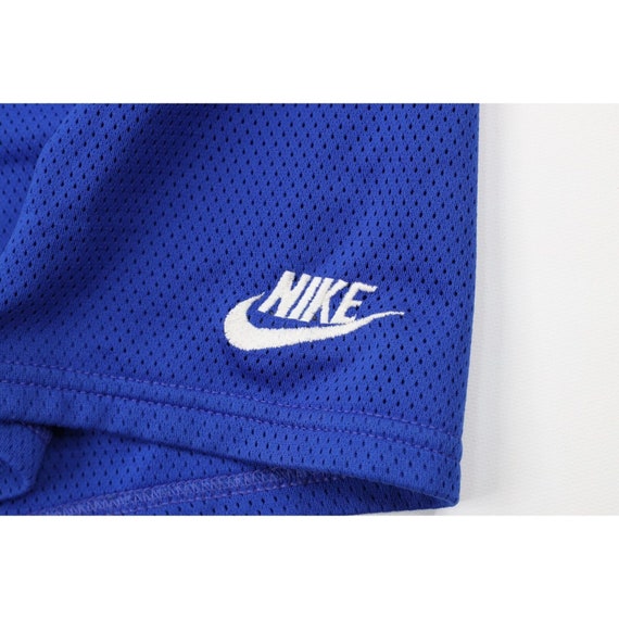 90s Nike Mens Large Distressed Mini Swoosh Mesh S… - image 5