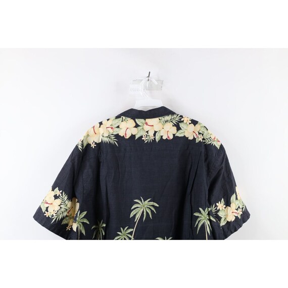 90s Streetwear Mens 2XL Faded Flower Beach Hawaii… - image 7