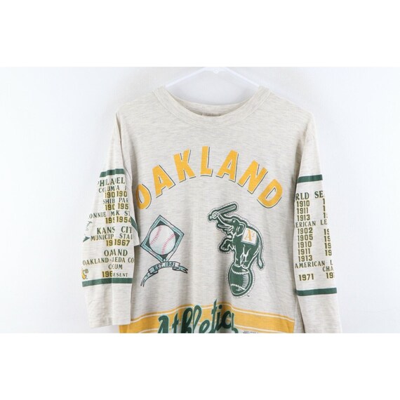 90s Mens Large Oakland Athletics All Over Print 3… - image 2