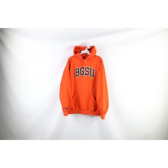 90s Mens Large Spell Out Bowling Green State University Hoodie Orange Bowling Green State University Hoodie Mens Bowling Green Hoodie Etsy