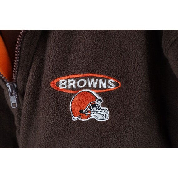 90s Mens XL Spell Out Cleveland Browns Football H… - image 4