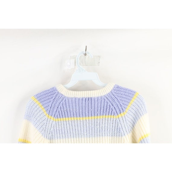 90s Streetwear Womens Small Striped Color Block R… - image 6