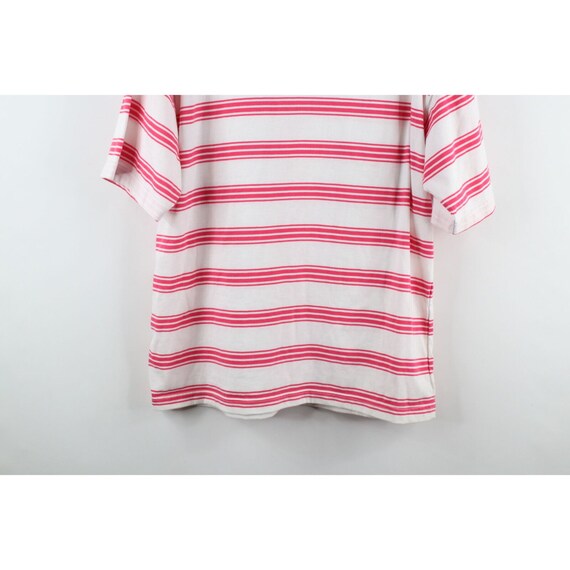 90s Streetwear Womens XL Flower Striped Color Blo… - image 8