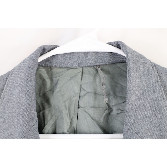 70s Rockabilly Mens 40R Wool 2 Button Suit Coat J… - image 4