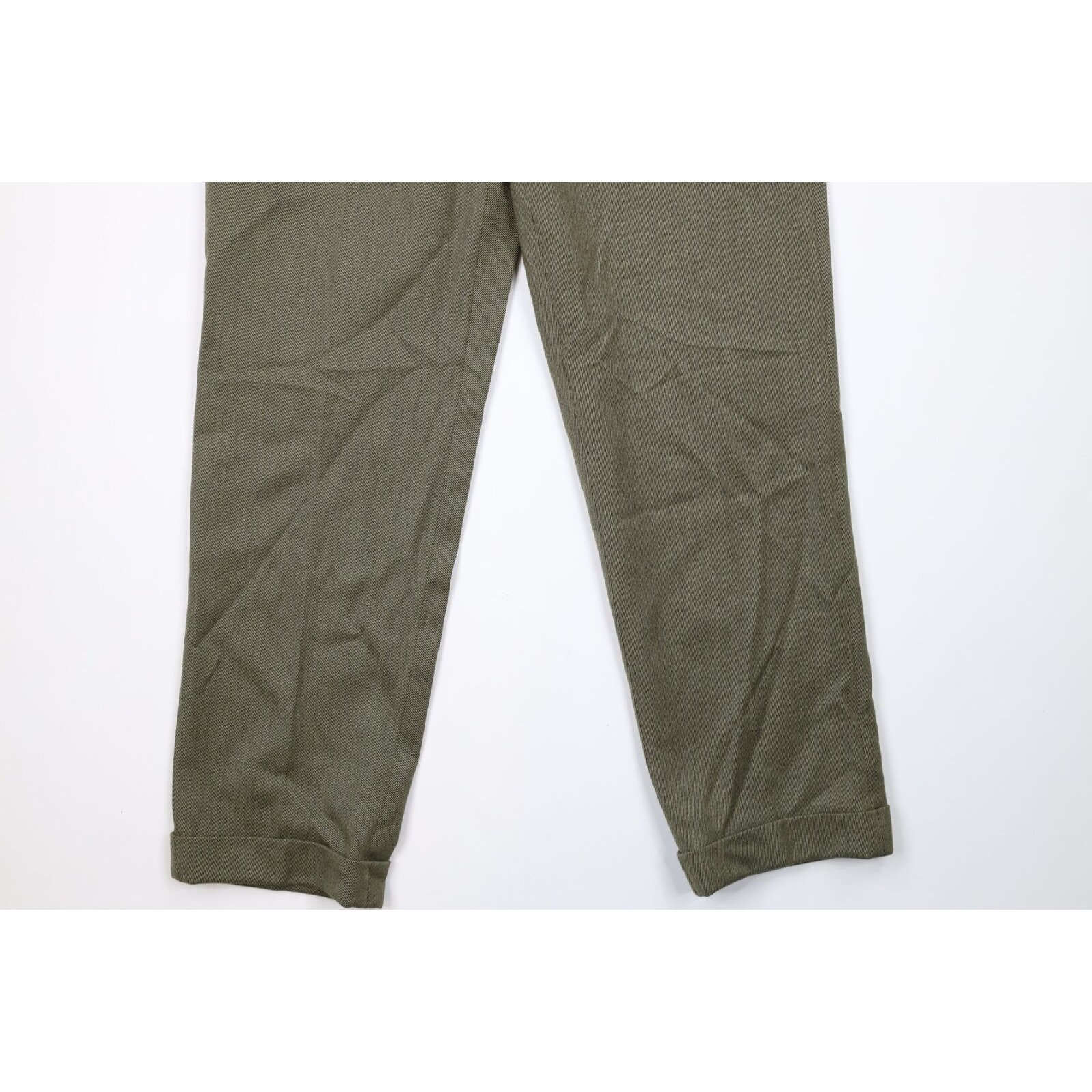 海外ファッションブランド通販サイト【公式】 70s Whipcord Wool Cuffed Distressed 35x31 Mens Streetwear パンツ