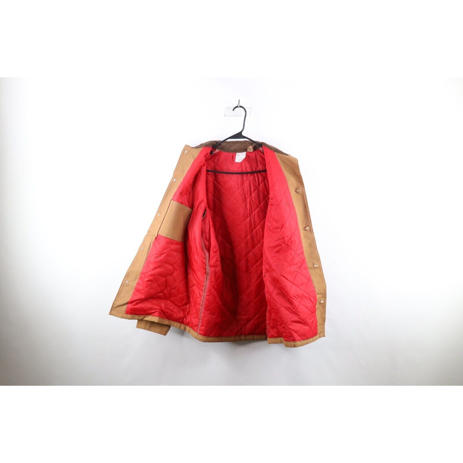 Deadstock Vintage 80s Carhartt Mens 42T Quilt Lined Chore