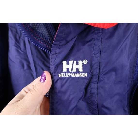 90s Helly Hansen Mens Medium Spell Out Waterproof… - image 8