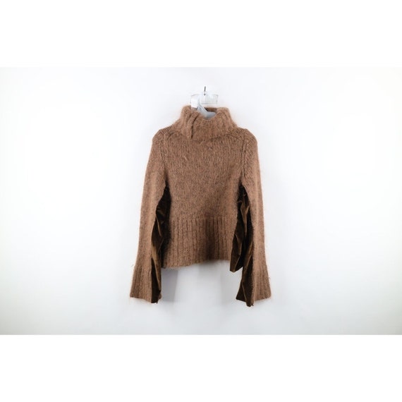 90s Express Womens Small Mohair Wool Chunky Knit … - image 7