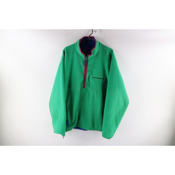 90s Patagonia Mens XL Spell Out Reversible Glissa… - image 9