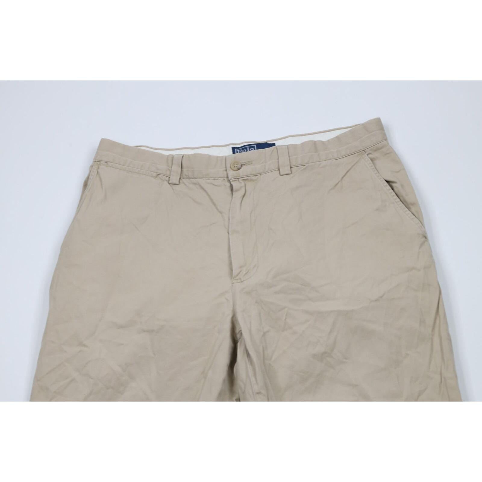 90s RALPHLAUREN POLO CHINO USA製サイズ33X30 90s Ralph Lauren Mens 33x30 Faded Wide Leg Chino Pants