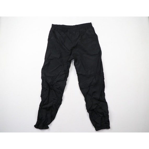 90s Puma Mens Small Spell Out Cuffed Nylon Jogger… - image 1