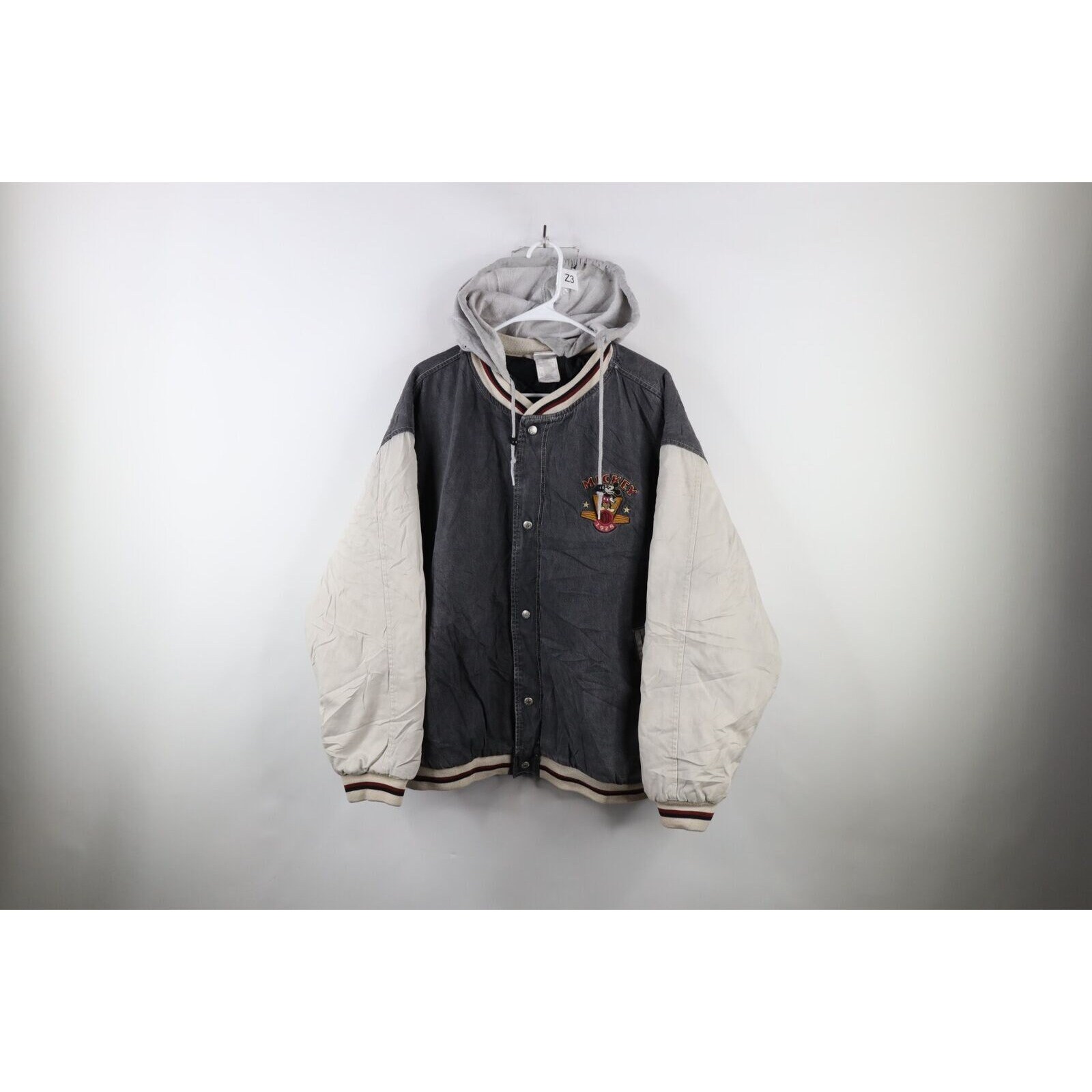 Disney denim varsity jacket clearance