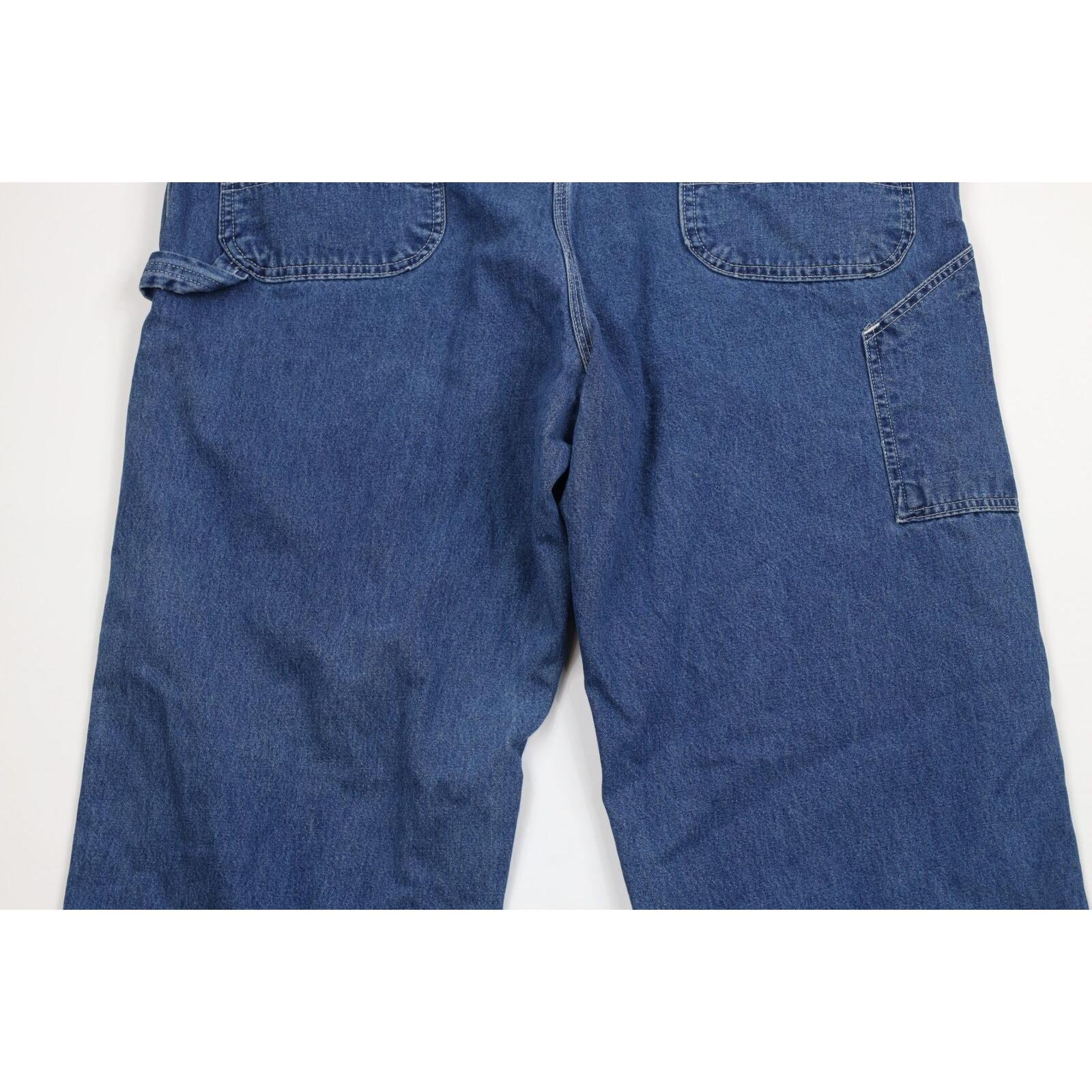 パンツ Carhartt DUNGAREE PAD PANT denim 90s Vintage Carhartt Double Knee Distressed Dungaree Work Denim