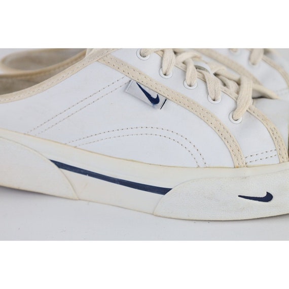 Y2K 2002 Nike Womens Size 8 Distressed Leather Pl… - image 6