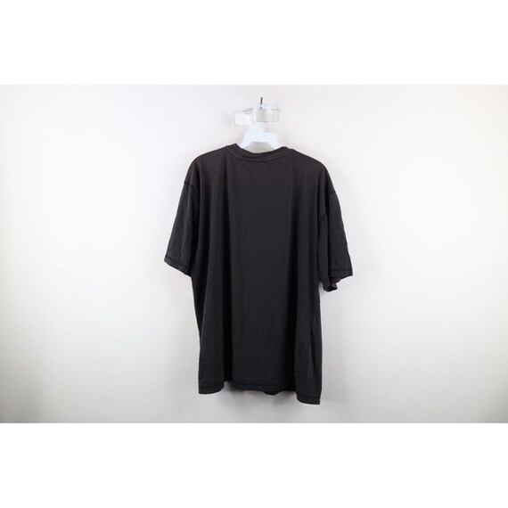 90s Streetwear Mens Large Faded Blank Short Sleev… - image 7