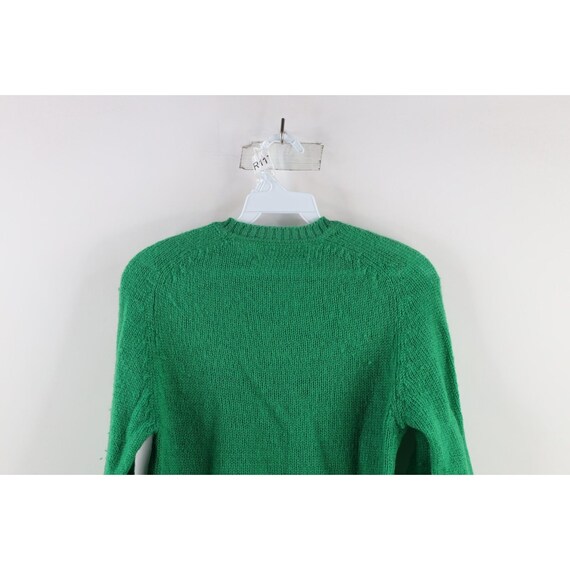 90s Streetwear Womens Small Blank Shetland Wool K… - image 7