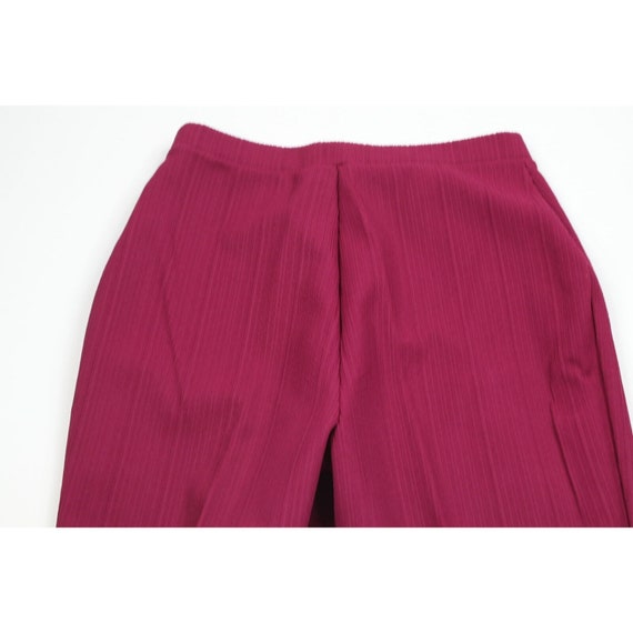 60s 70s Streetwear Womens 16 Ribbed Knit Wide Leg… - image 8