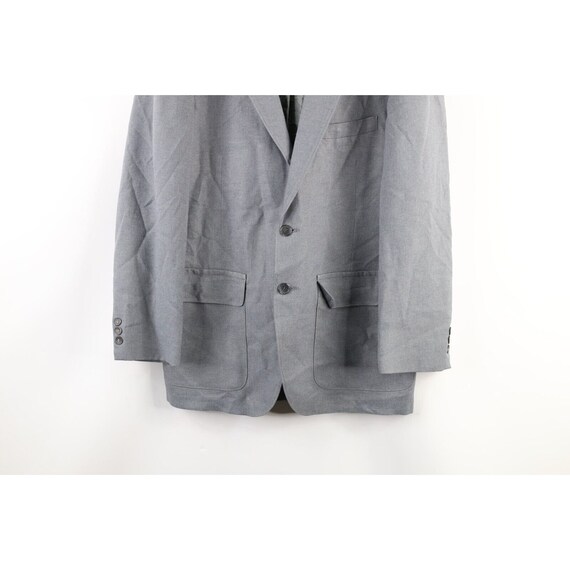 70s Rockabilly Mens 40R Wool 2 Button Suit Coat J… - image 3