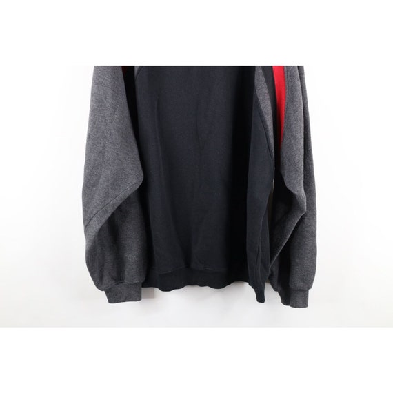 90s Streetwear Mens Size XL Faded Blank Color Blo… - image 9