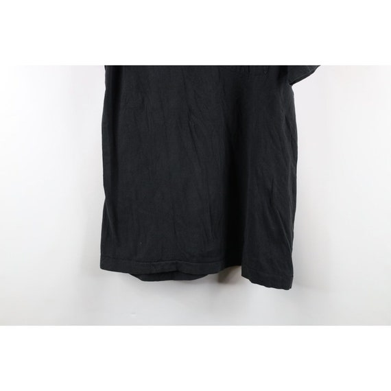 90s Streetwear Mens XL Thrashed Blank Pocket T-Sh… - image 3